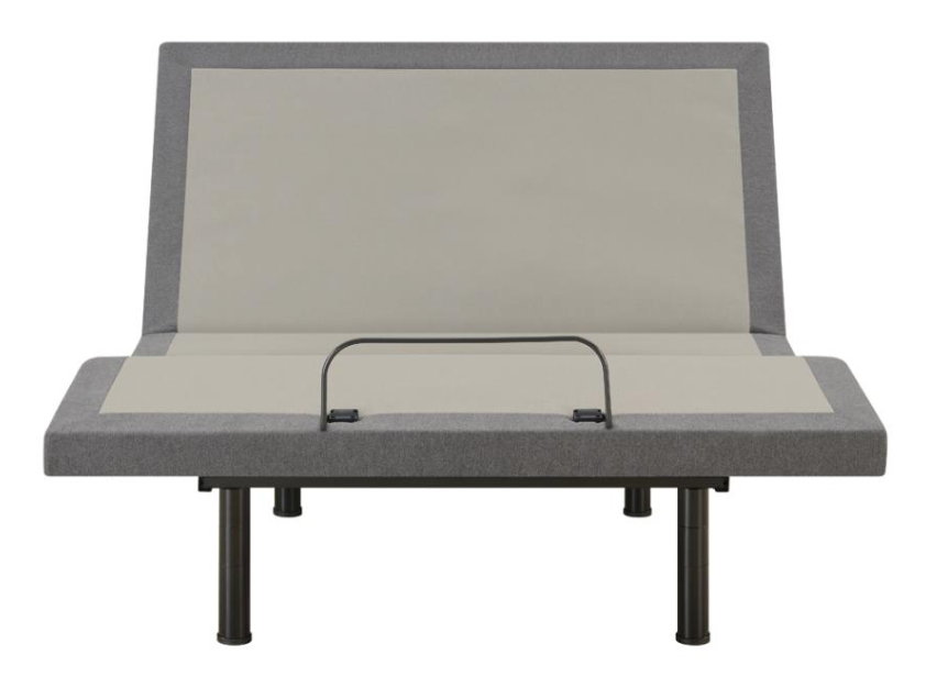 Negan Eastern King Adjustable Bed Base Grey And Black