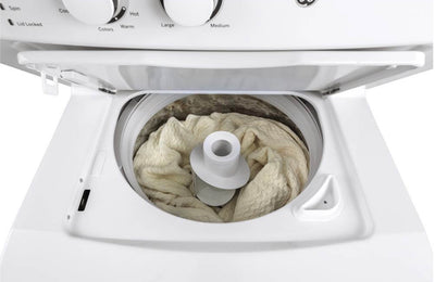 GE - 3.8 Cu. Ft. Top Load Washer and 5.9 Cu. Ft. Electric Dryer Laundry Center