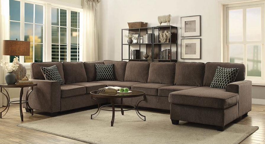 Provence Storage Sectional Brown