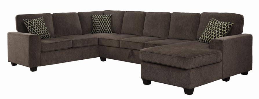 Provence Storage Sectional Brown