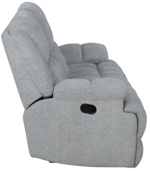 Waterbury 3-Piece Pillow Top Arm Motion Living Room Set Grey