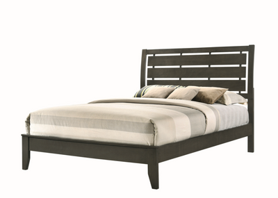 Serenity Queen Panel Bed Mod Grey