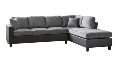 Sectional 2 PC Set and Ottoman