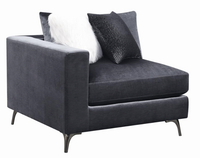 Schwartzman Removable Cushion Sectional Charcoal