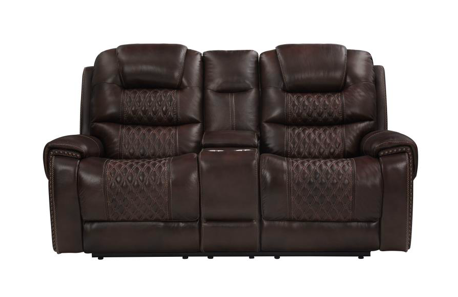 North Cushion Back Power^2 Sofa Dark Brown