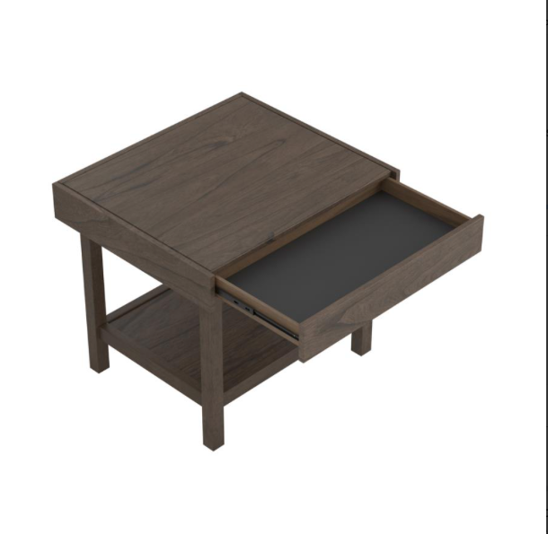 Rectangle Coffee Table With Hidden Storage Wheat Brown