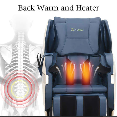 SS01 Massage Chair Recliner with Zero Gravity, Full Body Air Pressure, Bluetooth, Heat and Foot Roller Included